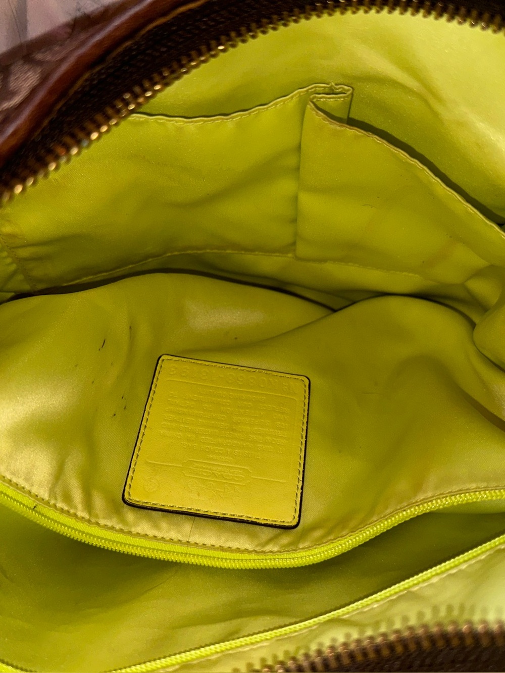 COACH Heritage Stripe Signature Canvas Hobo Shoulder Bag K0868-13193 - Picture 5 of 5